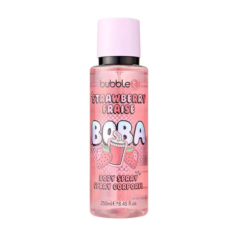 Bubble t Cosmetics Spray Corpo Alla Fragola Boba 250 ml — Spray corpo profumato