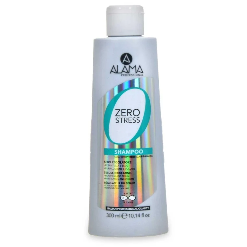 Alama Zero Stress Shampoo Sebo Regolatore 300 ml — Shampoo