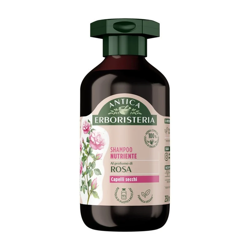 Antica Erboristeria Shampoo Nutriente Profumo Di Rosa Capelli Secchi 250 ml — Shampoo