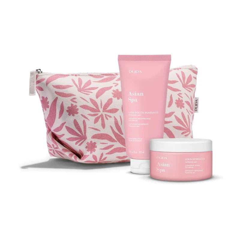Pupa Asian Spa Scrub Detergente 250 ml + Latte Doccia Rilassante 300 ml — Scrub e Latte Doccia