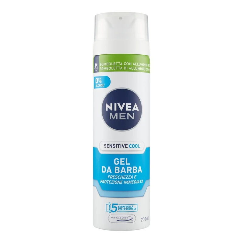 Nivea Men Sensitive Cool Gel Da Barba 200 ml — Gel da barba