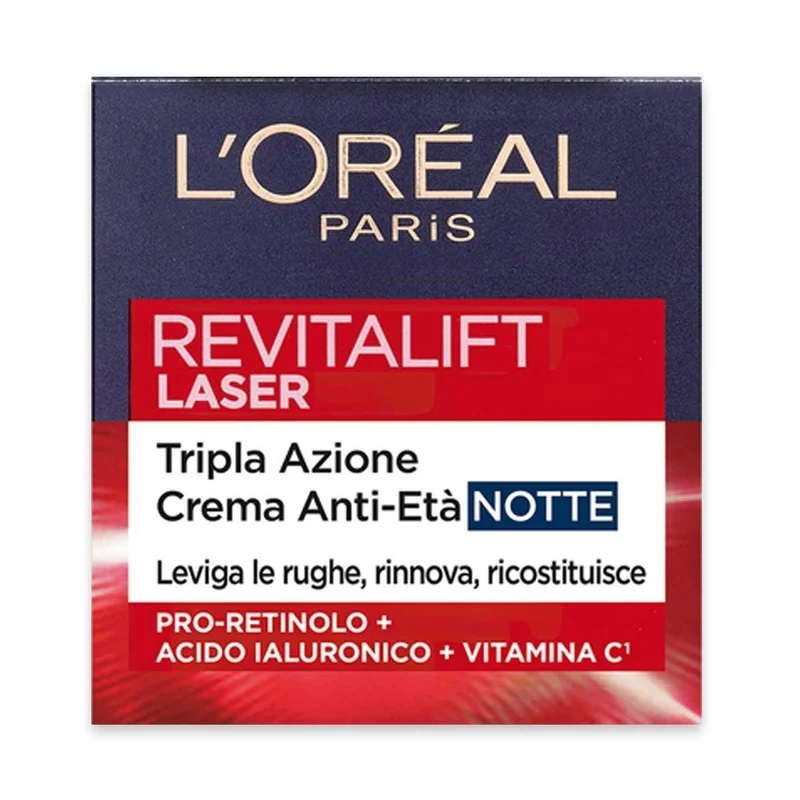 L'Oréal Paris Revitalift Laser Tripla Azione Crema Anti Età Notte 50 ml — Crema viso