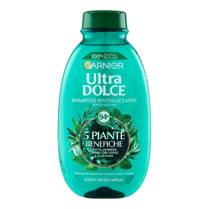 Garnier Shampoo Ultra Dolce 5 Piante Per Capelli Normali 250 ml — Shampoo