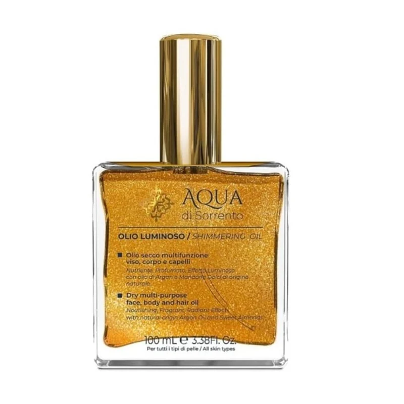 Aqua di sorrento Diamond Olio Illuminante Viso Corpo Capelli 100 ml — Olio illuminante