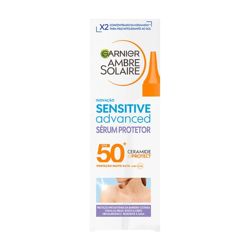 Ambre Solaire Advanced Sensitive Serum Protector Body FPS50+ 125ml — Siero solare corpo
