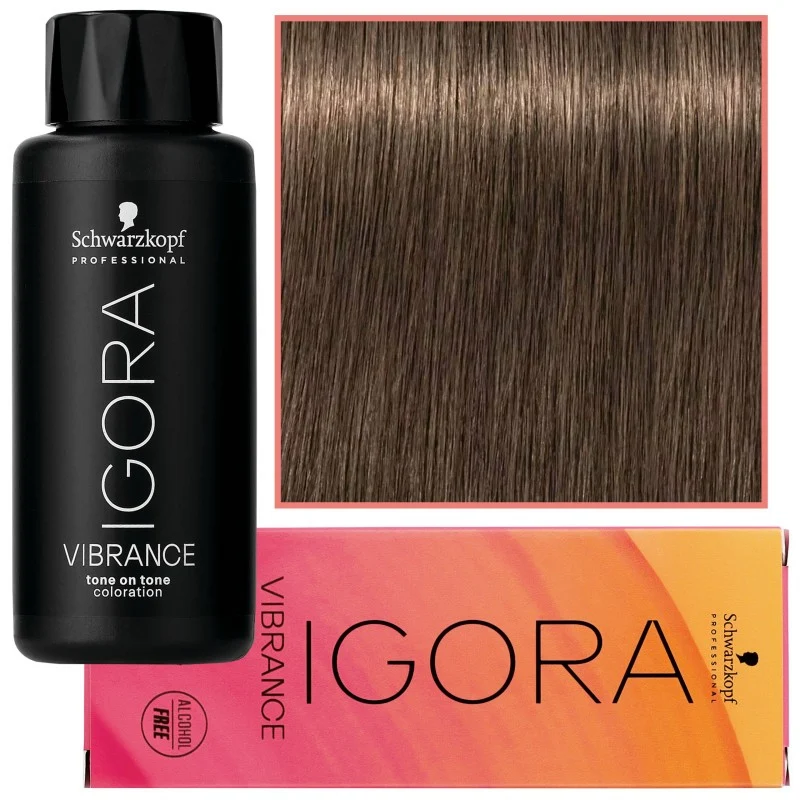 Schwarzkopf Professional Igora Vibrance Tintura Semipermanente 6-6 Biondo Cioccolato 60ml — Tinta semipermanente
