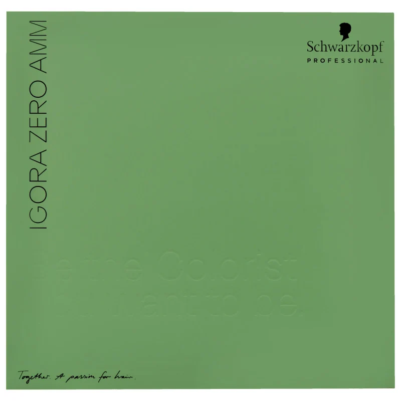 Schwarzkopf Zero Amm Cartella colori capelli — Tabella colori