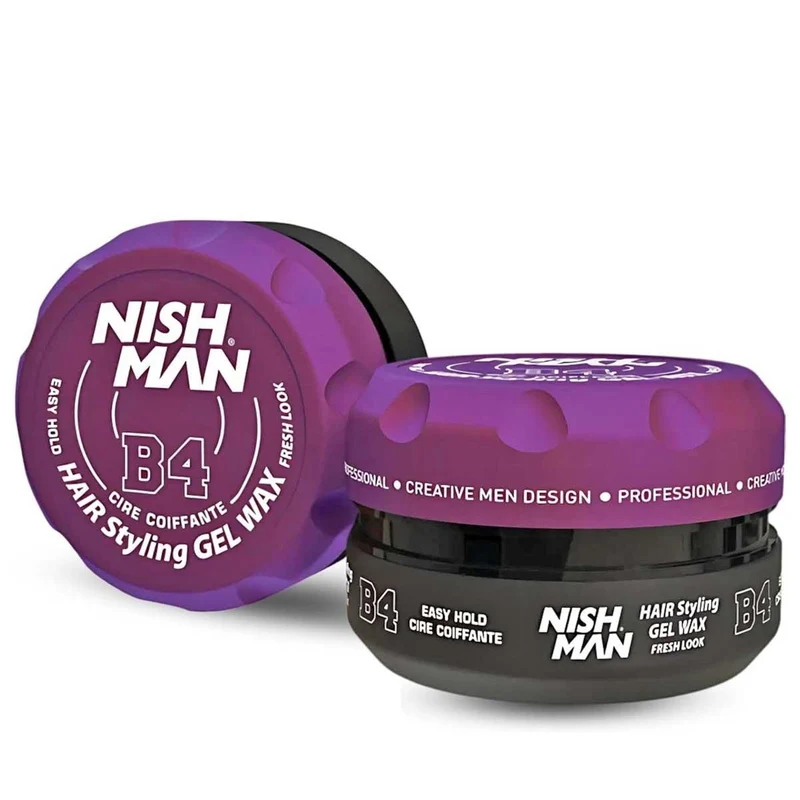 Nishman Hair Styling Aqua Gel Wax B4 Fresh Look 150 ml — Gel capelli