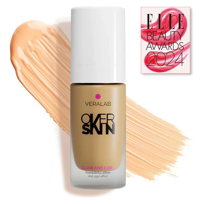 Overskin Glow And Care Fondotinta Attivo 07 Warm 30 ml — Fondotinta