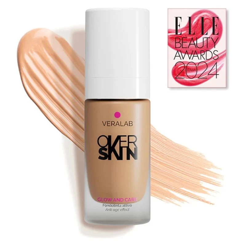 Overskin Glow And Care Fondotinta Attivo 09 Nutty 30 ml — Fondotinta