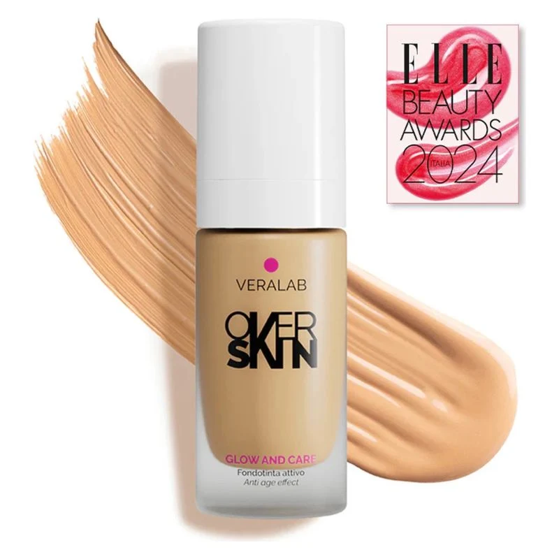 Overskin Glow And Care Fondotinta Attivo 08 Mocha 30 ml — Fondotinta