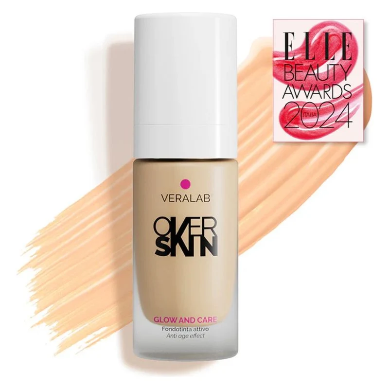 Overskin Glow And Care Fondotinta Attivo 04 Cream 30 ml — Fondotinta