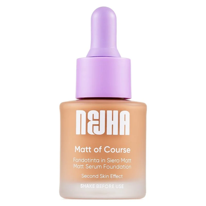 Nejha Matt Of Course Fondotinta Matt W08 Toffee 18 ml — Fondotinta