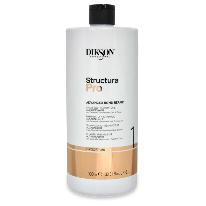 Dikson Structura Pro Alcalino pH 8 1000 ml — Shampoo Preparatore