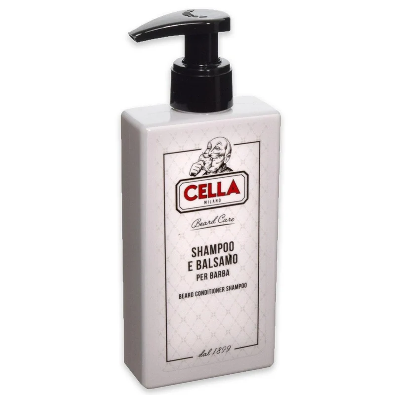 Cella Milano Shampoo e balsamo per barba 200ml — Shampoo