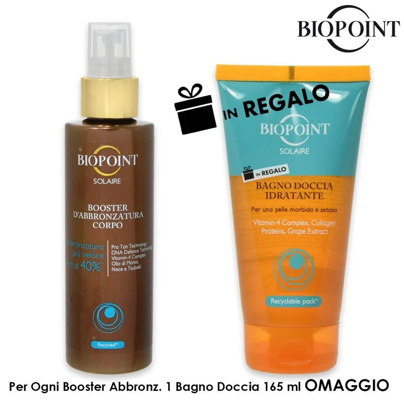 Biopoint Booster abbronzante corpo 150ml — Protezione solare