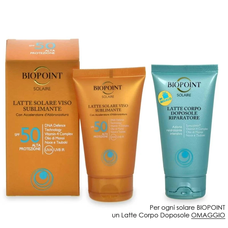 Biopoint Latte solare viso SPF 50 50ml — Solare