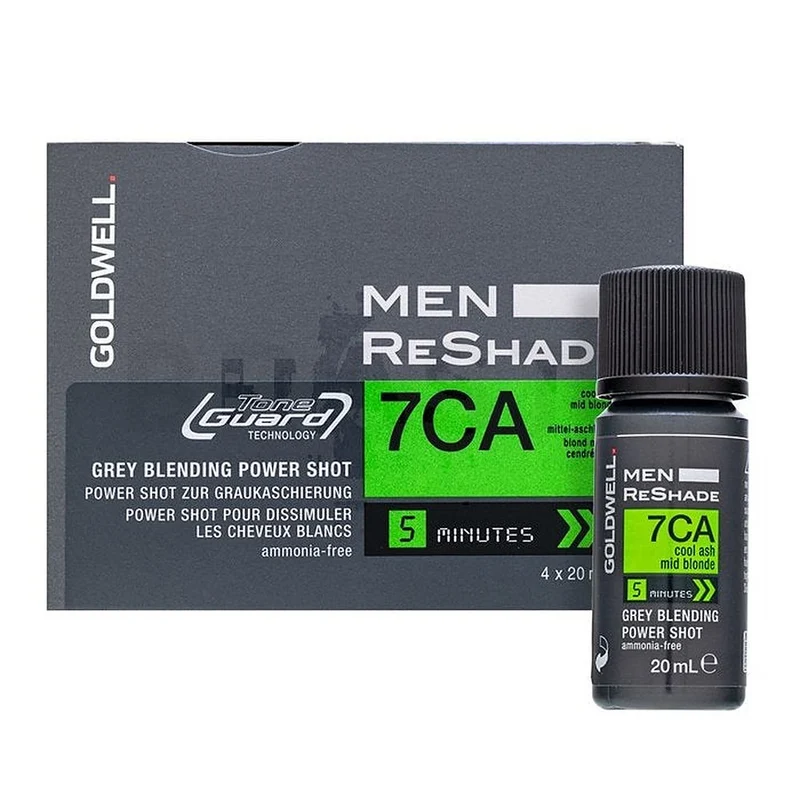 Goldwell Men Reshade 7Ca Biondo Medio Cenere Freddo 4 x 20 ml — Tinta capelli uomo