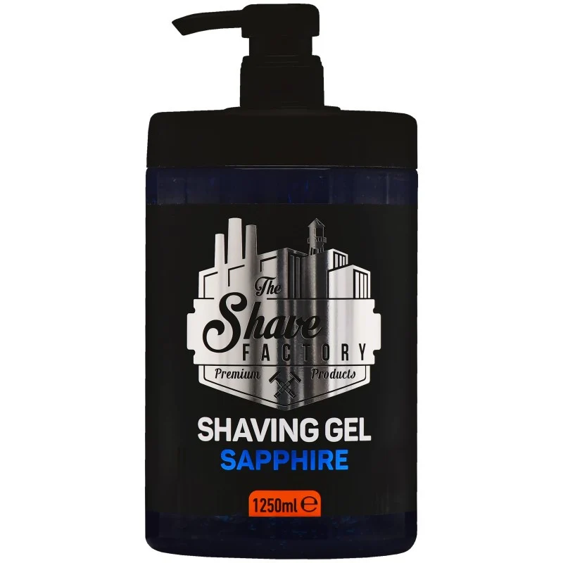 The shave factory Gel da barba Sapphire 1250 ml — Gel da barba