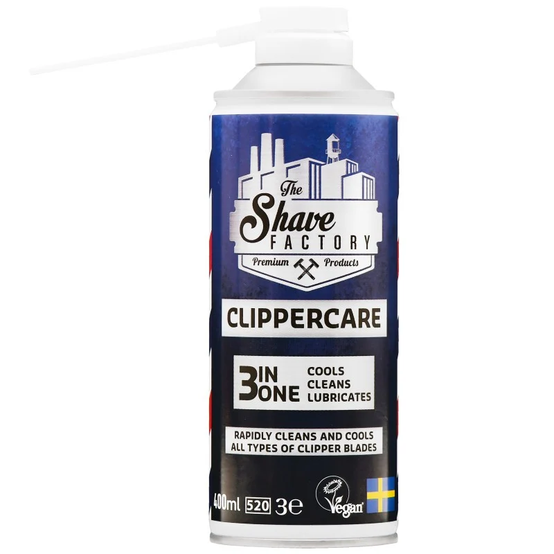The Shave Factory Clippercare Spray 3 in 1 400 ml — Spray Barba