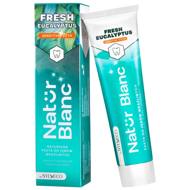 Sylveco Natur Blanc Dentifricio Fresco Eucalipto 100ml — Dentifricio