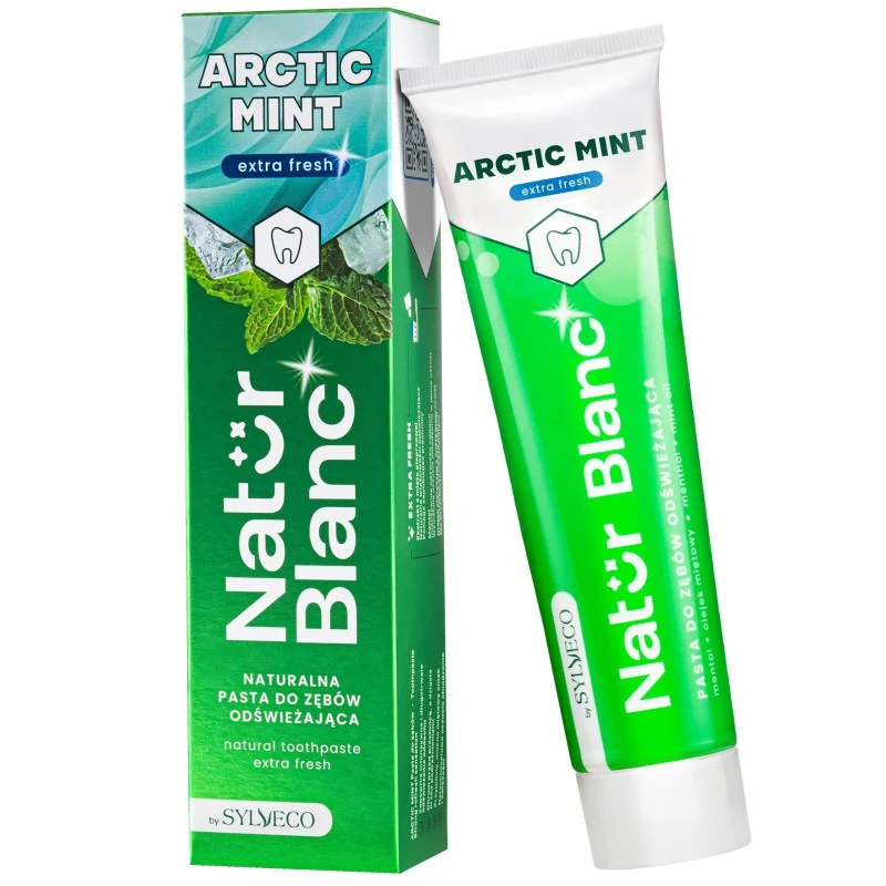 Sylveco Natur Blanc Dentifricio alla menta artica 100ml — Dentifricio