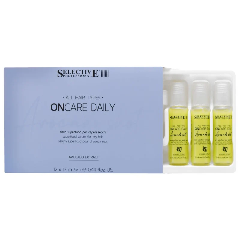 Selective OnCare Daily Avocado Shot 12x13ml — Siero capelli
