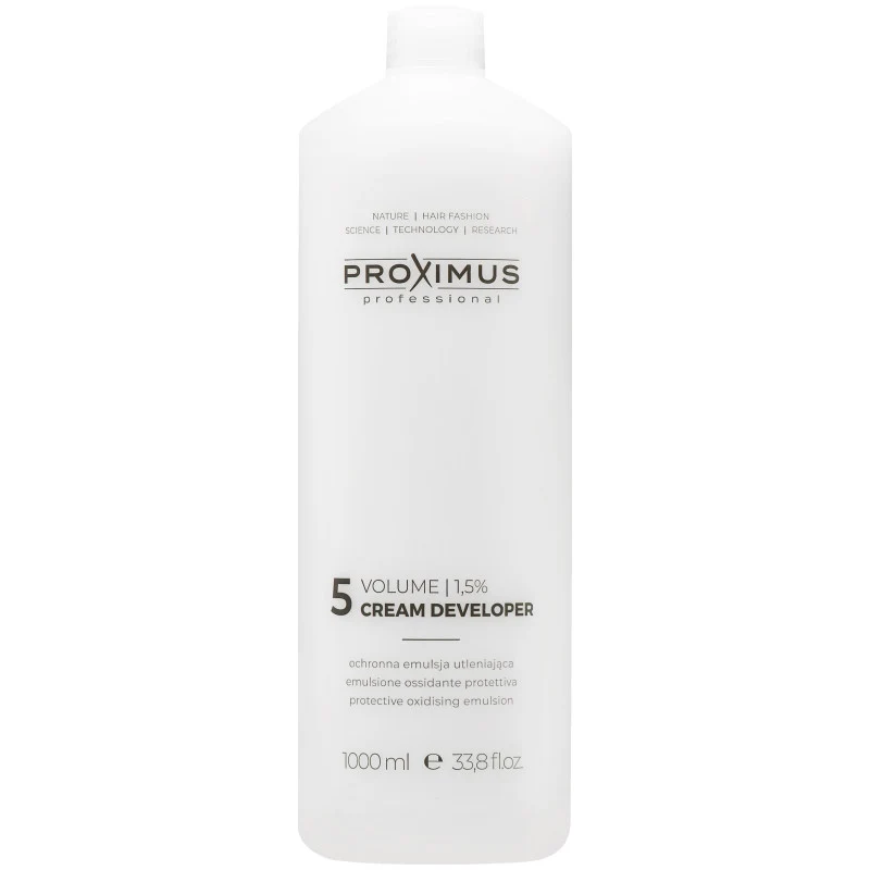 Proximus Crema sviluppatore ossidante 1,5% Volume 5 1000 ml — Attivatore per tinta