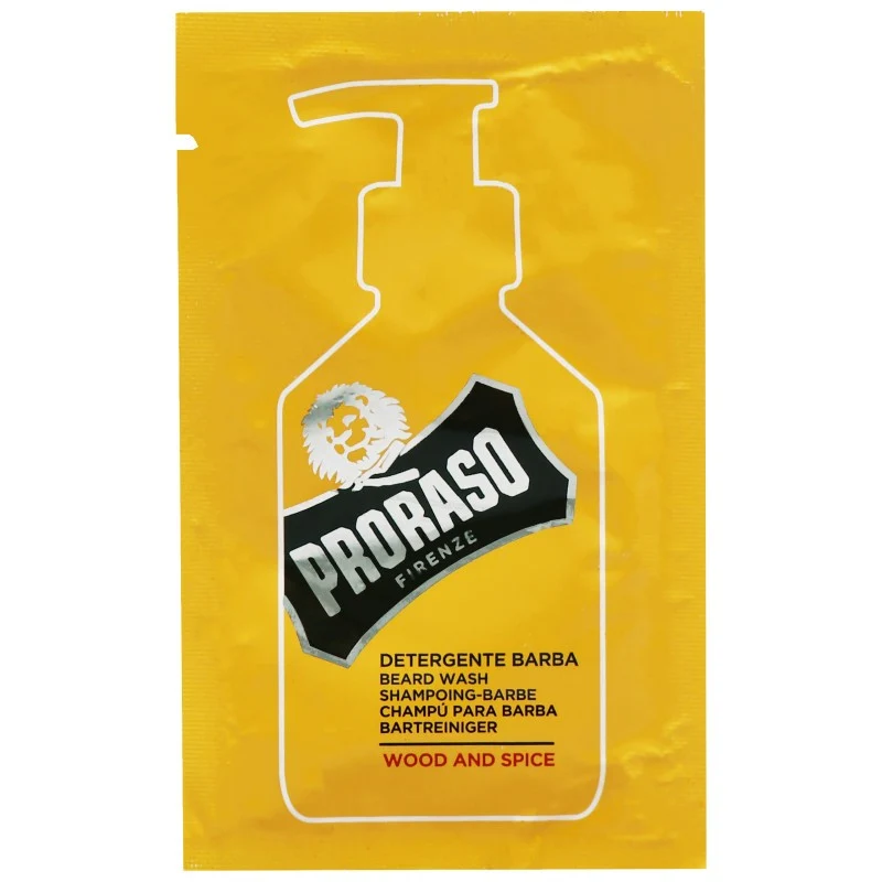 Proraso Detergente barba Wood & Spice 4 ml — Detergente barba