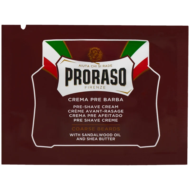 Proraso Crema Pre-Barba Coarse 4ml — Crema pre-barba
