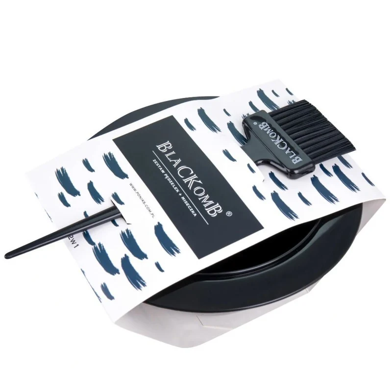Ponik's Set colorazione Blackomb ciotola antiscivolo pennello 5cm — Set accessori colorazione