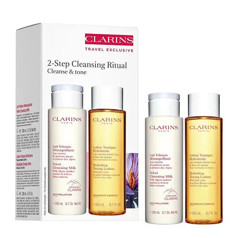 Clarins Cofanetto regalo cura della pelle Rituale Detergente 2 Fasi — Set cosmetico