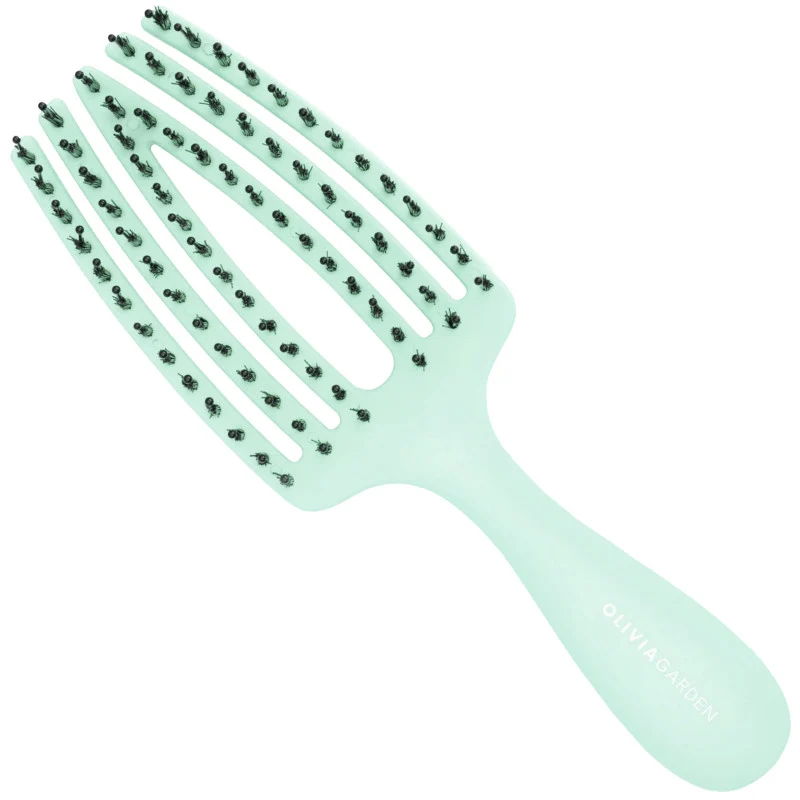Olivia Garden Finger Brush Care Mini Kids Mint — Spazzola per capelli