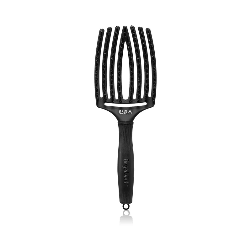 Olivia Garden Spazzola da dito nera grande — Pennello Makeup