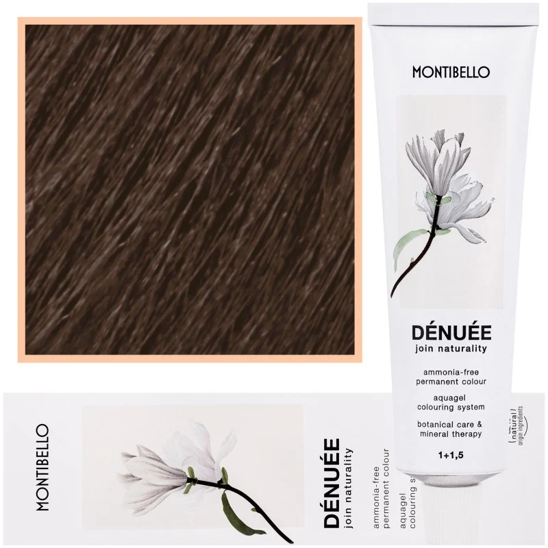 Montibello Denuee 6,61 Castano scuro Biondo cenere 60ml — Tinta per capelli