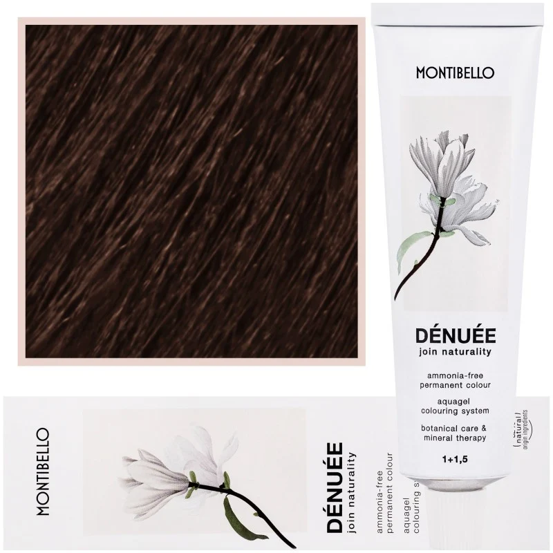Montibello Denuee 4 Castano medio 60ml — Tintura per capelli