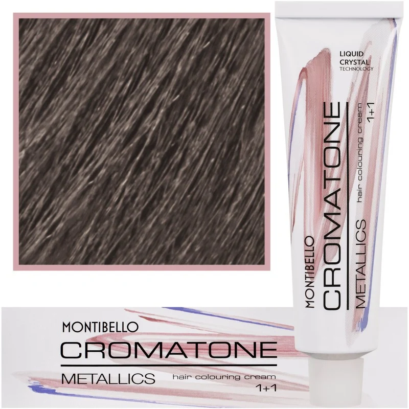 Montibello Cromatone Metallics 6,21 M Biondo cenere perla scuro 60ml — Tinta per capelli