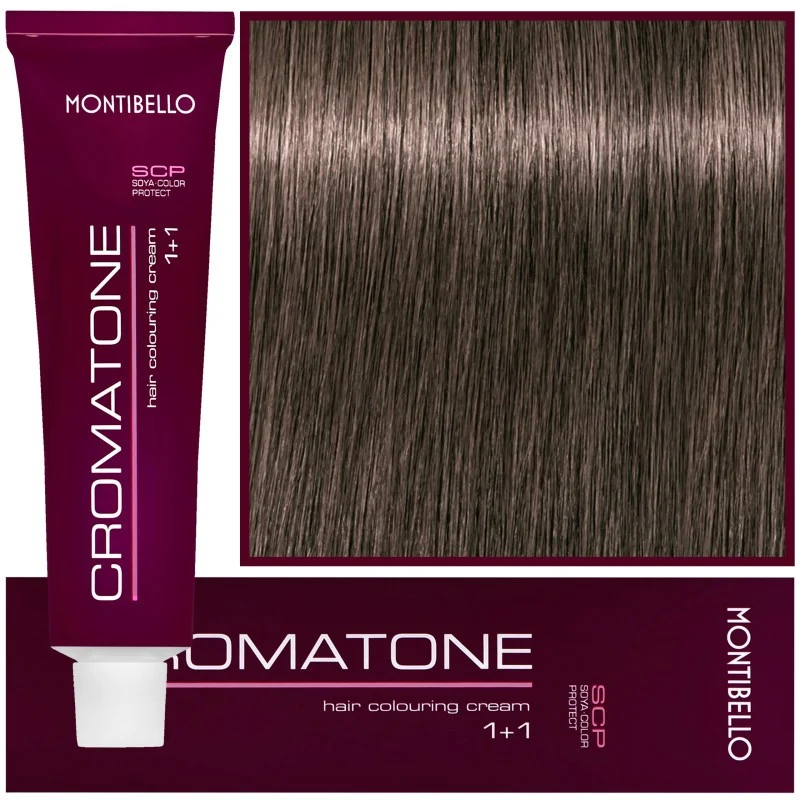 Montibello Cromatone 7,62 Castano medio Biondo perla 60ml — Tintura per capelli