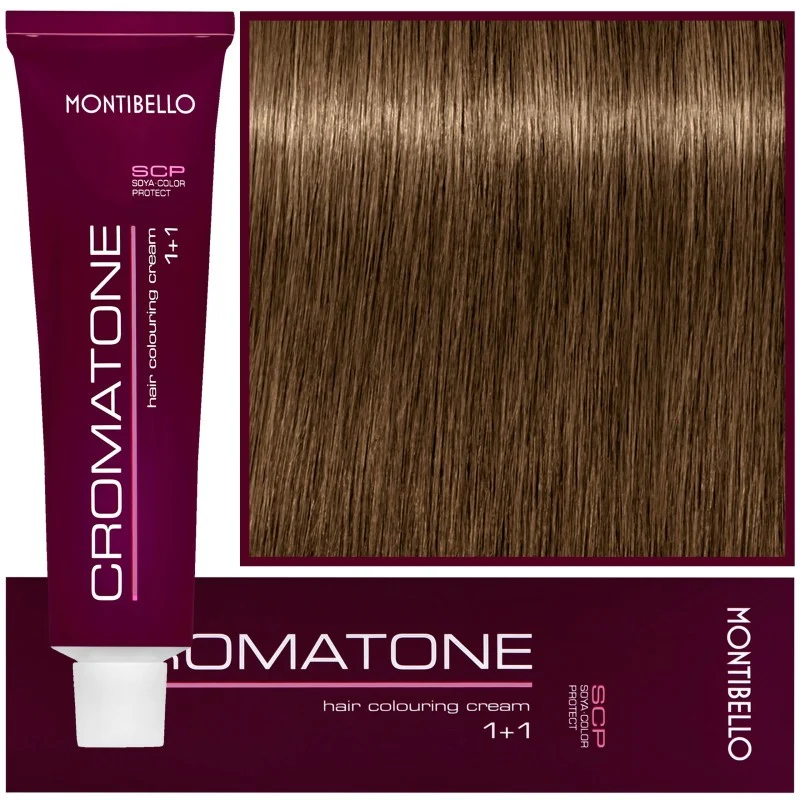 Montibello Cromatone 8,62 Castano chiaro Biondo perla 60ml — Tintura per capelli