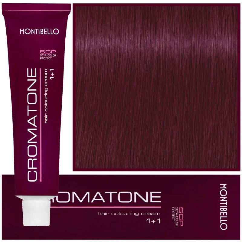 Montibello Cromatone 5,77 Rosso Castano Chiaro Intenso 60ml — Tintura per capelli