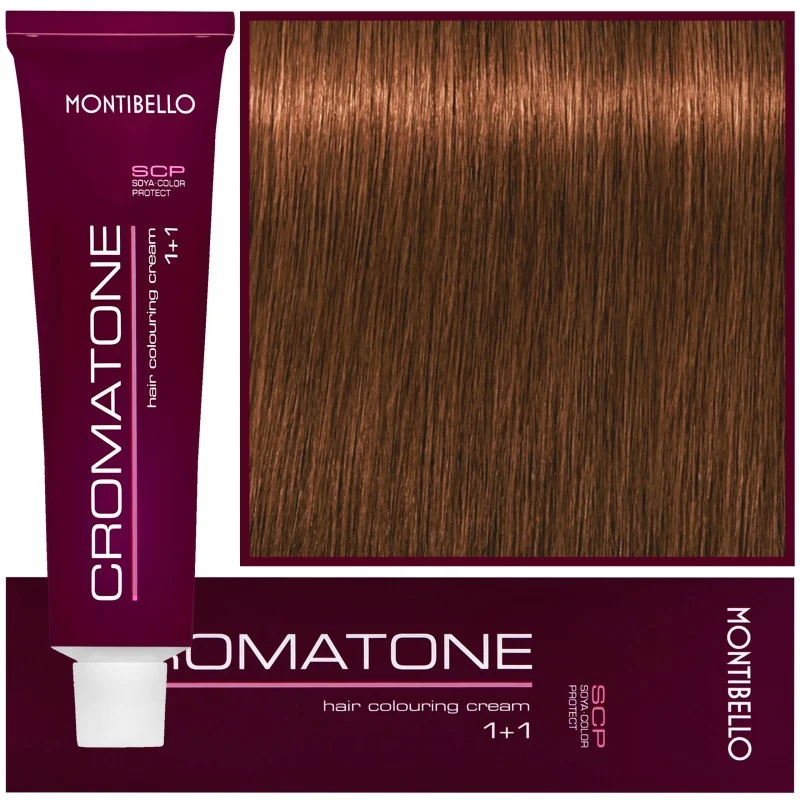 Montibello Cromatone 8,34 Biondo Rame Dorato Chiaro 60ml — Tintura per capelli
