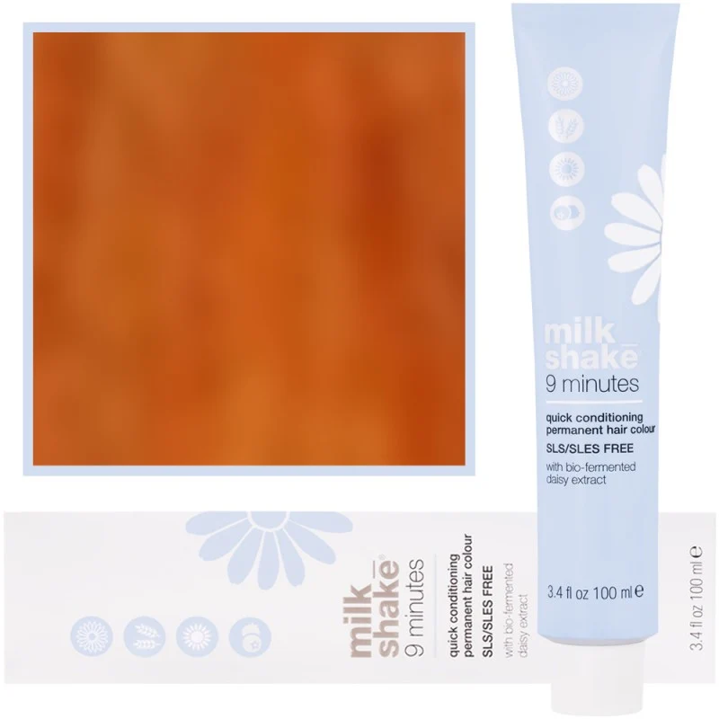 Milk Shake 9 Minutes Tintura per capelli 8.4 Biondo Rame Chiaro 100ml — Tinta per capelli