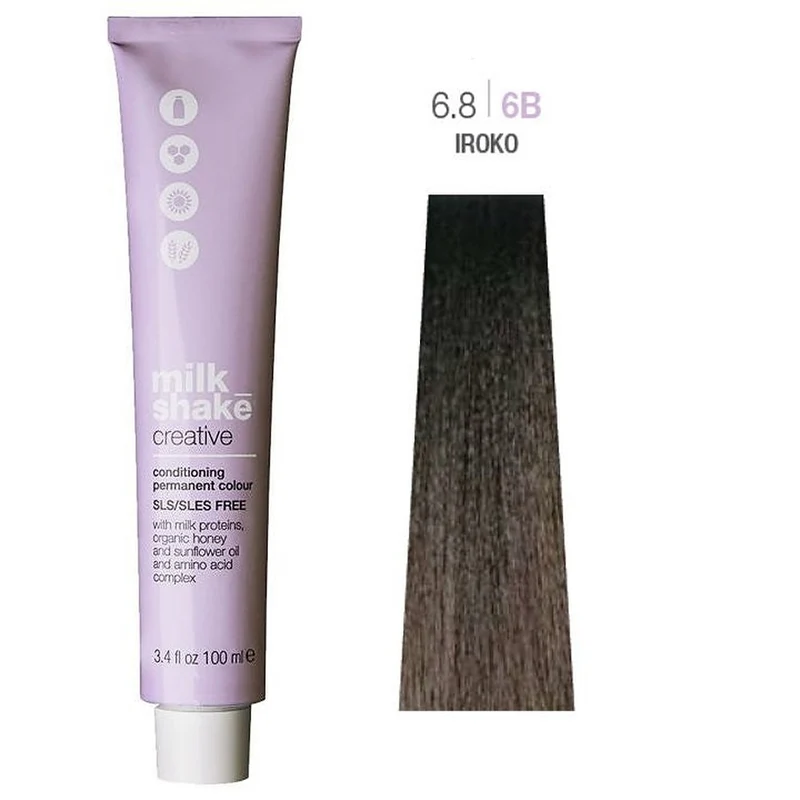 Milk Shake Creative 6.8 6B Biondo ramato scuro 100ml — Tinta per capelli