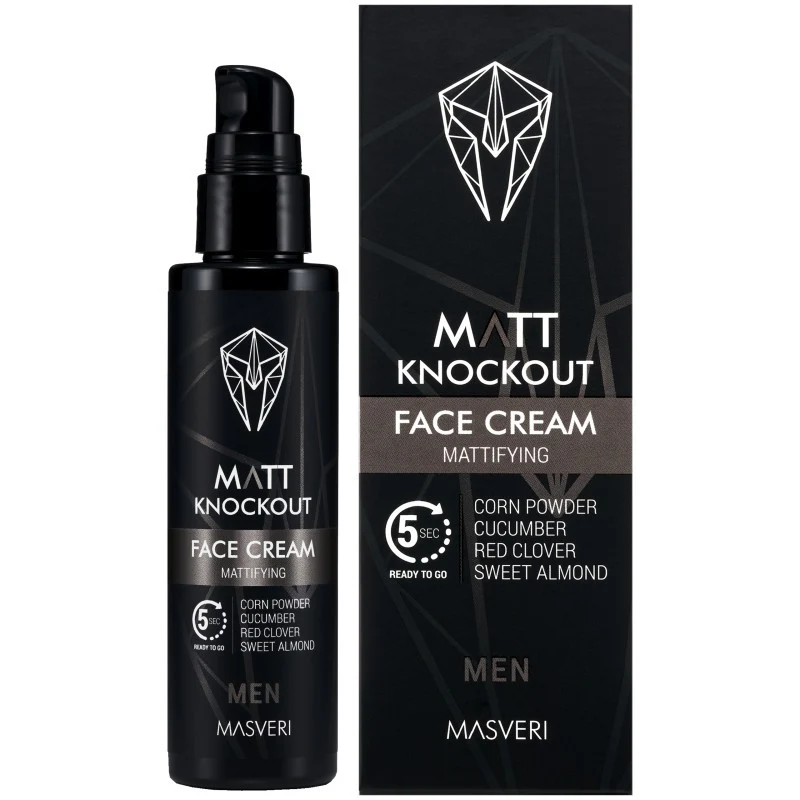Masveri Crema viso opacizzante Matt Knockout 75ml — Crema viso