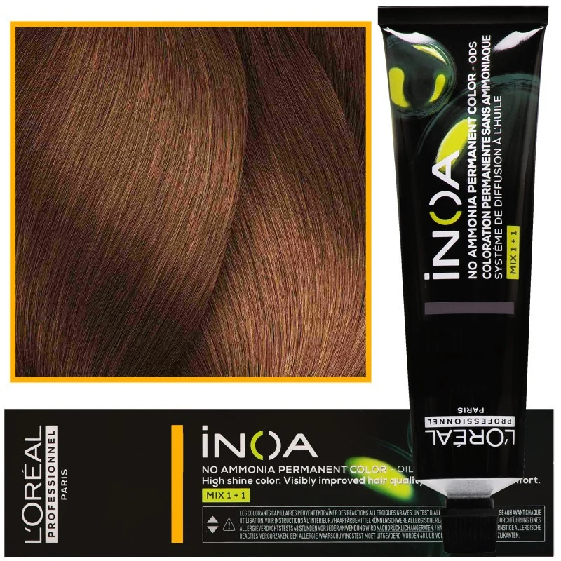L'Oréal Inoa 60ml 7,35 Biondo Mogano Dorato — Tinta per capelli