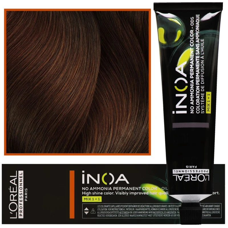 L'Oréal Inoa 60ml 5.4 Castano Rame Chiaro — Tinta per capelli