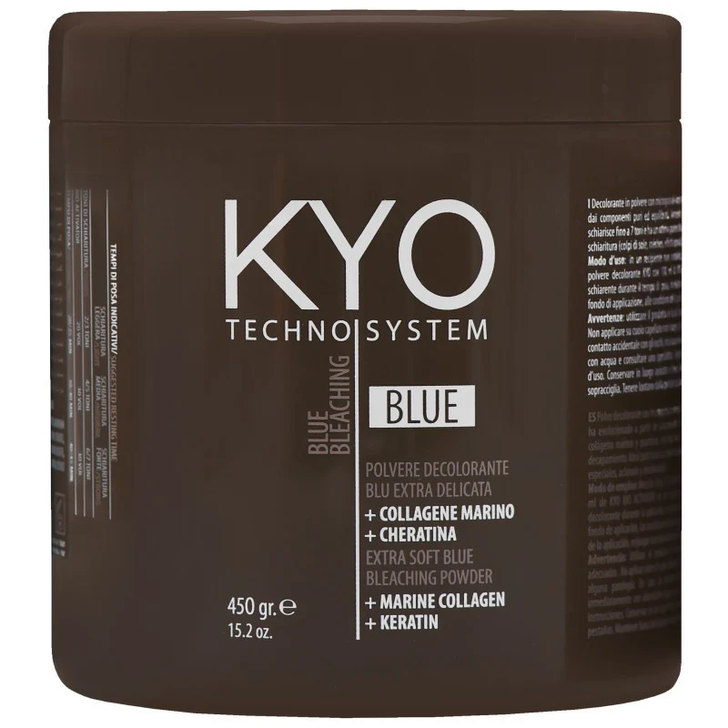 Kyo Polvere decolorante blu Techno System 450g — Polvere decolorante
