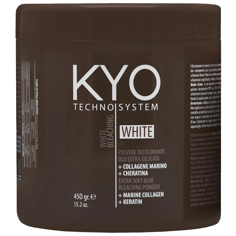 Kyo Polvere sbiancante Techno System White 450g — Polvere decolorante