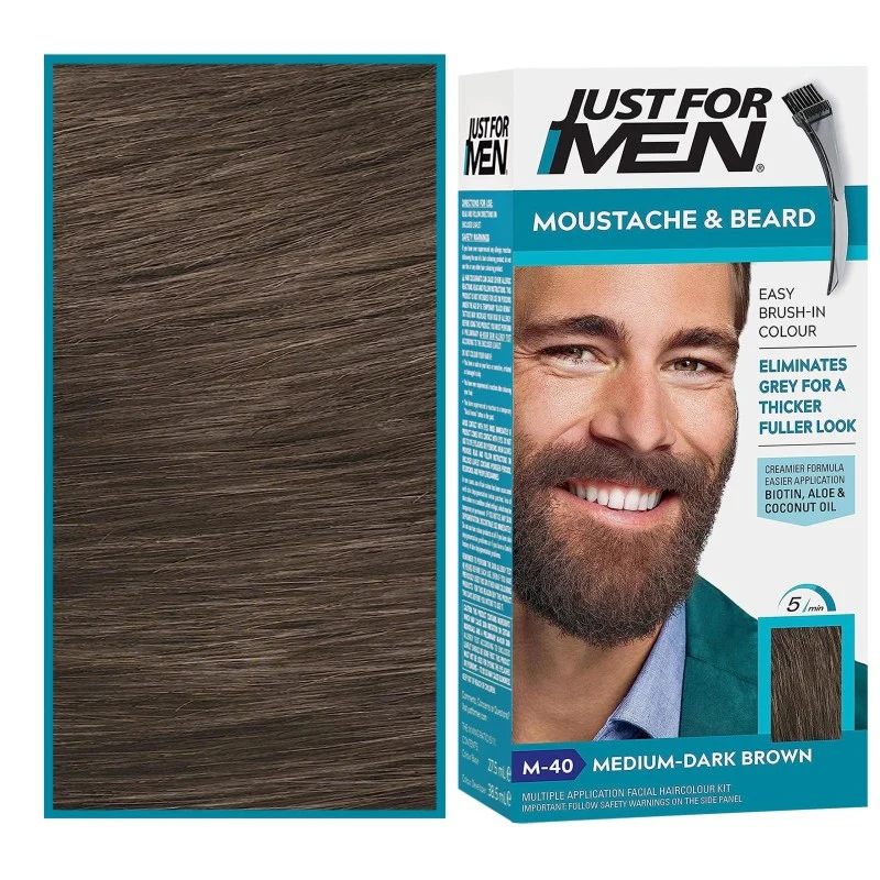 Just For Men Gel Colorante M40 28g Castano Scuro Medio Uomo — Colorante graduale per uomo