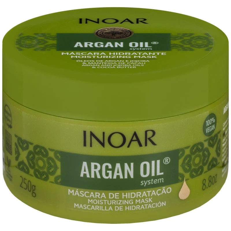Inoar Maschera olio argan 250ml — Maschera per capelli